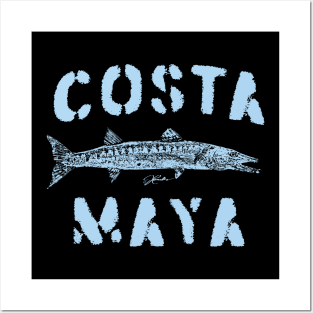 Costa Maya, Mexico, Great Barracuda Posters and Art